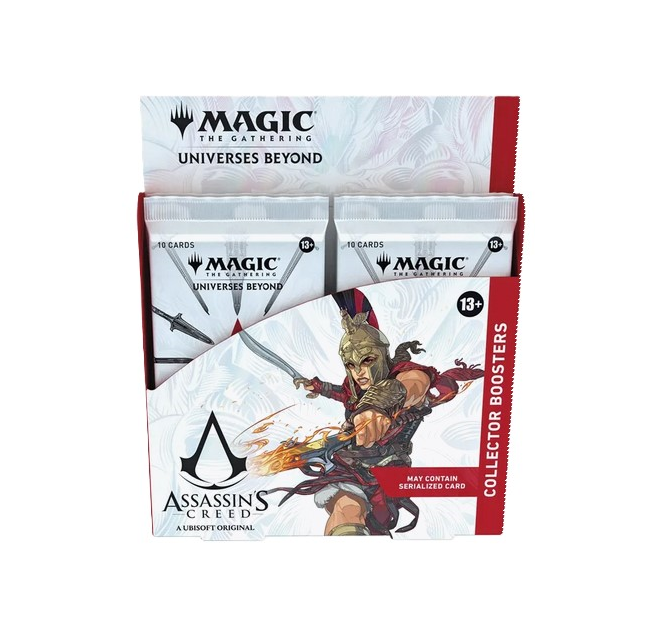 MagictheGatheringAssassin_sCreedBeyondCollectorBoosterBox Magic the Gathering Assassin's Creed Beyond Collector Booster 6-Box Case - Image 1
