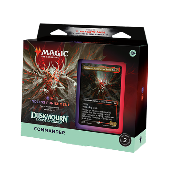 MagictheGatheringDuskmournHouseofHorrorCommanderDeck Magic the Gathering Duskmourn House of Horror Commander Deck - Image 1