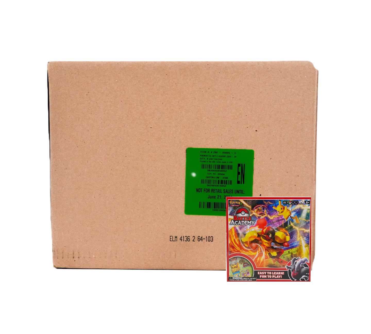 Pokemon_2024_Battle_Academy_6-Box_Case2 Pokemon 2024 Battle Academy 6-Box Case - Image 1