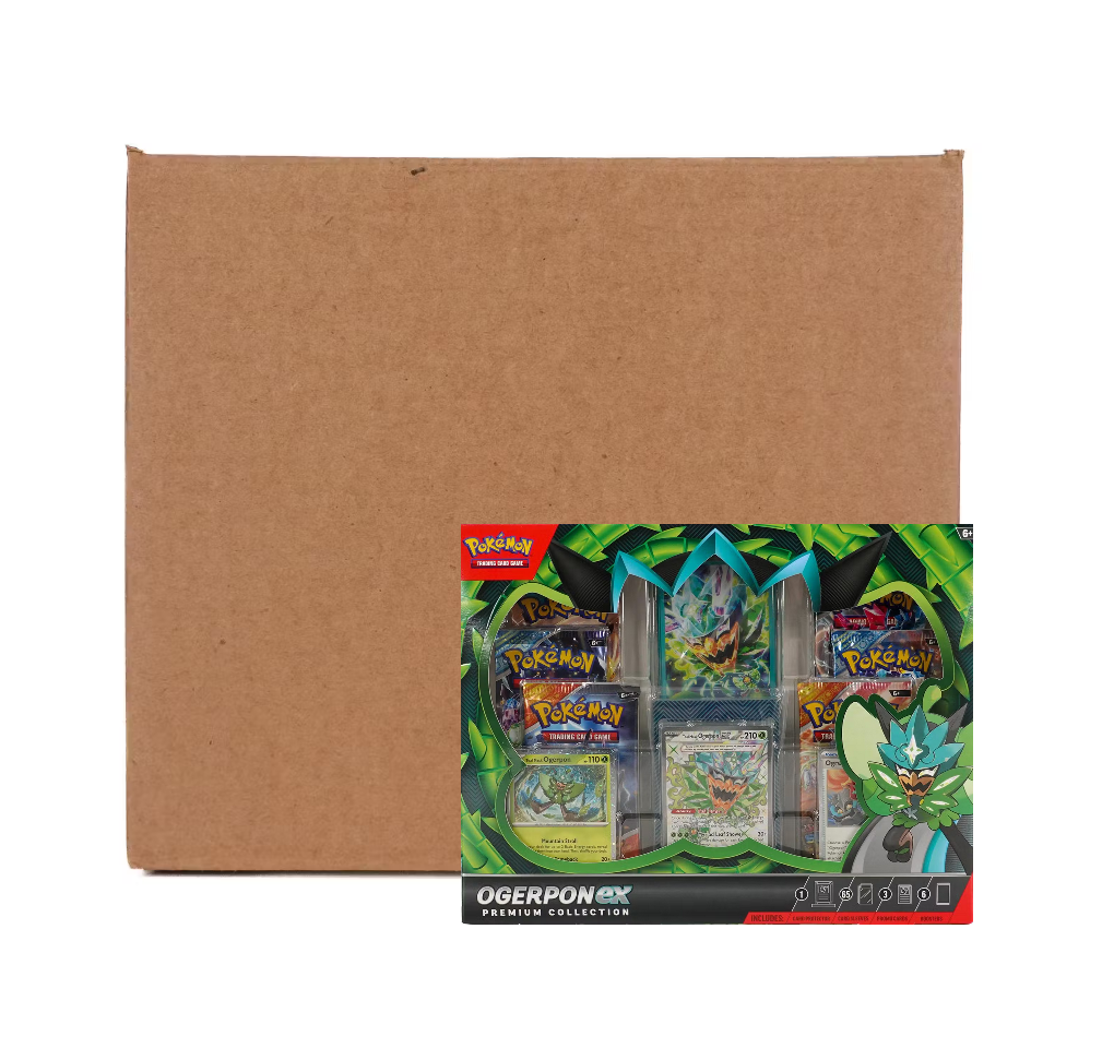 Pokemon_Ogerpon_ex_Premium_Collection_6-Box_Case2 Pokemon Ogerpon ex Premium Collection 6-Box Case - Image 1