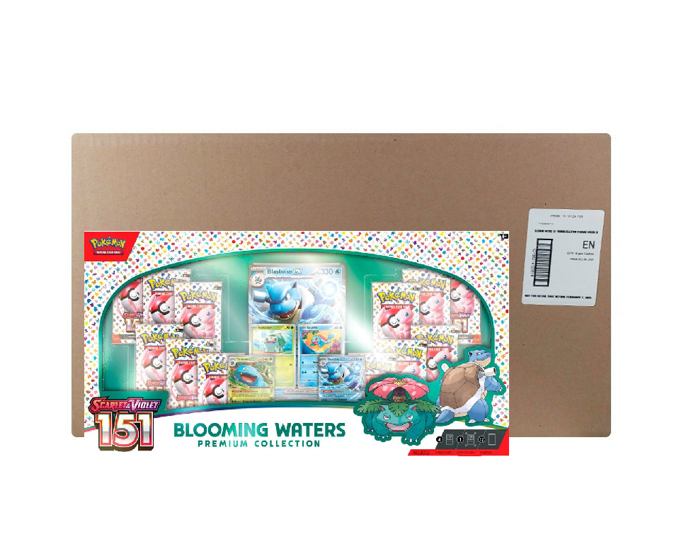 Pokemon_Scarlet_Violet_151_Blooming_Waters_Premium_Collection_6-Box_Case2 Pokémon Scarlet & Violet 151 Blooming Waters Premium Collection 6-Box Case - Image 1