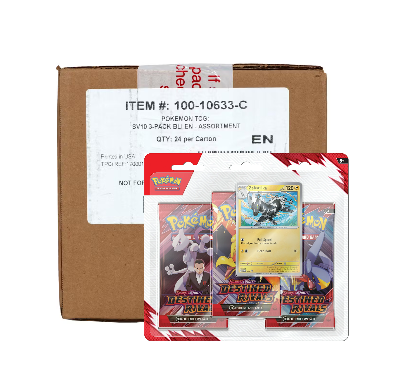 Pokemon_Scarlet_Violet_Destined_Rivals_3-Pack_24-Blister_Case2 Pokemon Scarlet & Violet Destined Rivals 3-Pack 24-Blister Case - Image 1