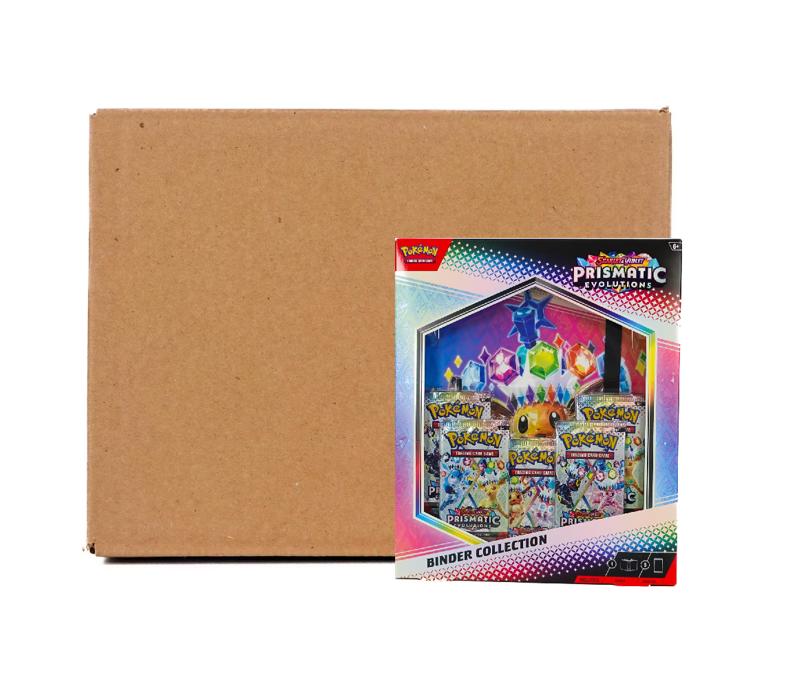 Pokemon_Scarlet_Violet_Prismatic_Evolutions_Binder_Collection_6-Box_Case2 Pokemon Scarlet & Violet Prismatic Evolutions Binder Collection 6-Box Case - Image 1