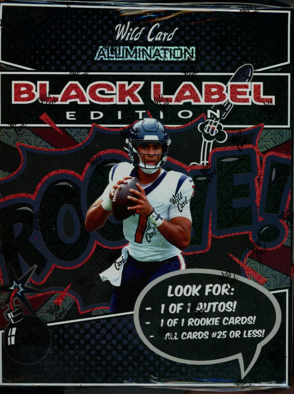 Screen_Shot_2024-07-11_at_5.47.38_PM__82439 2023 Wild Card Alumination CJ Stroud Rookie Black Label Edition Football Hobby Box - Image 1