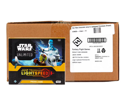 Star Wars Unlimited Jump to Lightspeed Prerelease 8-Box Case