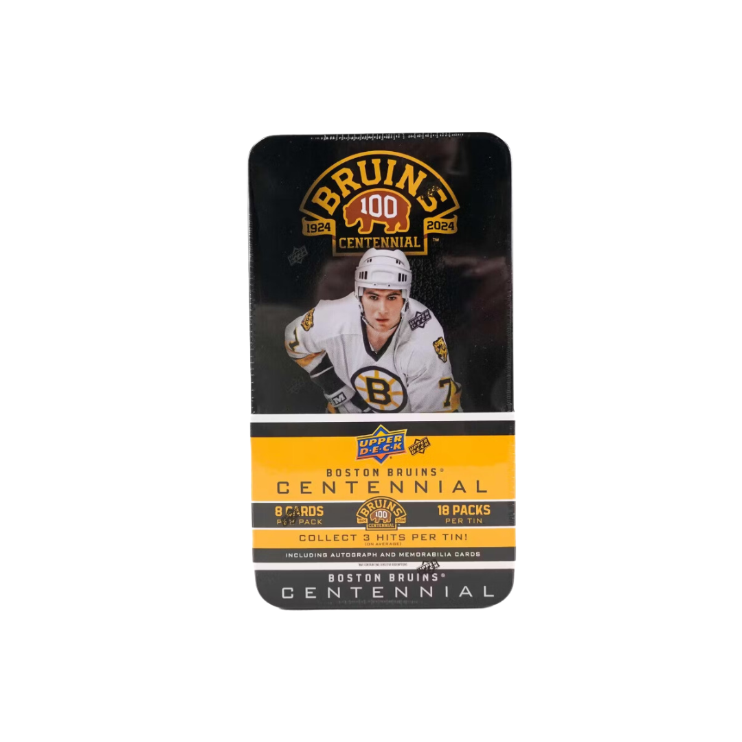 TACS_Prod._Photos_-_2023-24_Upper_Deck_Centennial_Boston_Bruins 2023-24 Upper Deck Boston Bruins Centennial Hockey Hobby Box - Image 1