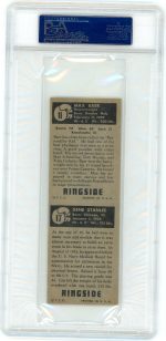1951 Topps Ringside Max Baer-11 Gene Stanlee 17 - Max Baer -11 PSA 8 - Image 2