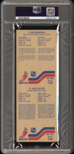 1983 Vachon Jim Benning-82 PSA 6 - Image 2