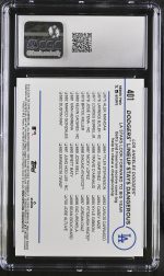 2024 Topps Dodgers Lineup Stays Dangerous #401 CGC 10 - Image 2