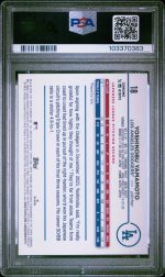 2024 Topps Chrome Logofractor Edition Yoshinobu Yamamoto #18 PSA 10 - Image 2