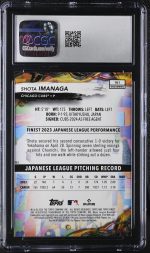 2024 Topps Finest Shota Imanaga #161 CGC 10 - Image 2