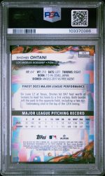 2024 Topps Finest Shohei Ohtani #177 PSA 8 - Image 2