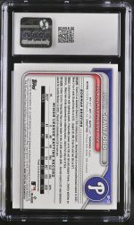 2024 Bowman Justin Crawford #BP-17 Prospects CGC 10 - Image 2
