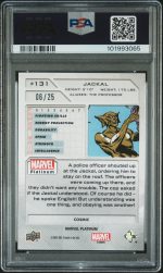 2023 Upper Deck Marvel Platinum Jackal #131 PSA 10 - Image 2