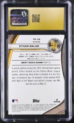 2024 Best Ethan Salas #TP-19 Refractor Top Prospects CGC 10 - Image 2