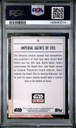 2023 Topps Chrome Star Wars Galaxy Imperial Agents Evil #16 PSA 10 - Image 2