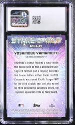 2024 Topps Yoshinobu Yamamoto #SMLB-57 Stars of MLB CGC 10 - Image 2