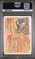 1987 Garbage Pail Kids Stickers Dairy Cari #252b PSA 10 - Image 2