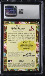 2023 Topps Big League Nolan Gorman #BL-22 Big Leaguers CGC 10 - Image 2