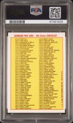 1986 Garbage Pail Kids Stickers Pam Ham #232a PSA 10 - Image 2