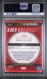 2024 Upper Deck Marvel Studios Series 2 Katy Awkwafina #C93 PSA 10 - Image 2