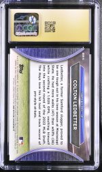 2023 Bowman Draft Colton Ledbetter #BDN-6 Draft Night CGC 10 - Image 2