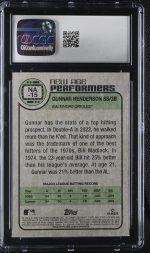 2023 Topps Heritage Gunnar Henderson #NA-15 New Age Performers CGC 10 - Image 2