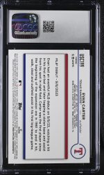 2024 Topps Chrome Update Evan Carter #USC199 CGC 10 - Image 2
