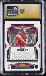 2023-24 Panini Obsidian Evan Mobley #74 Electric Etch Red Flood CGC 10 - Image 2