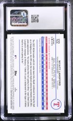 2024 Topps Chrome Wyatt Langford #122 CGC 10 - Image 2