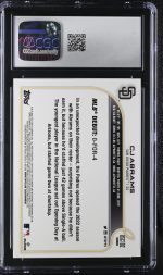 2022 Topps Chrome Update CJ Abrams #USC102 CGC 10 - Image 2