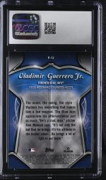 2022 Topps Chrome Vladimir Guerrero Jr. #P-13 Pinstriped CGC 10 - Image 2