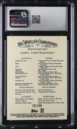 2022 Topps Allen & Ginter Chrome Carl Yastrzemski #144 CGC 10 - Image 2