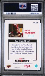 2024 Upper Deck Marvel Studios Series 2 Red Guardian Harbour #CC36 PSA 9 - Image 2