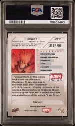 2023 Upper Deck Marvel Platinum Groot #37 PSA 10 - Image 2