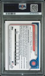 2024 Bowman Draft Matt Shaw #BDC26 PSA 10 - Image 2