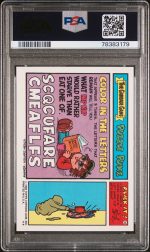 1988 Garbage Pail Kids Stickers Over Etan #518b PSA 10 - Image 2