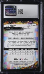 2024 Topps Finest Mike Trout #1 CGC 10 - Image 2