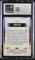 2022 Topps Cosmic Chrome Chris Sale #RA-10 Rocket Arms CGC 10 - Image 2