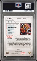 2023 Upper Deck Marvel Platinum Omega Red #200 PSA 9 - Image 2