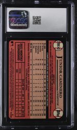 2024 Topps Junior Caminero #2T89C-63 '89 Silver Pack CGC 10 - Image 2