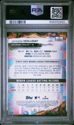 2024 Topps Finest Jackson Holliday #76 PSA 10 - Image 2