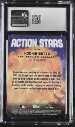 2023 Topps Chrome Update Mookie Betts #ASC-23 Action Stars CGC 10 - Image 2