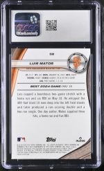 2024 Best Luis Matos #58 Mini-Diamond Refractor CGC 10 - Image 2