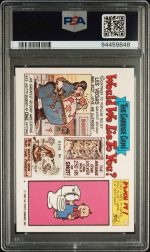 1988 Garbage Pail Kids Stickers Jack Tracks #544b PSA 10 - Image 2