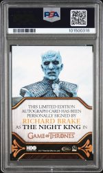 2024 Rittenhouse Game Of Thrones: Legends Of The Realm Autographs Richard Brake PSA A - Image 2