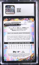 2024 Topps Finest Gunnar Henderson #223 CGC 10 - Image 2