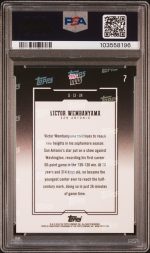 2024 Topps Now Victor Wembanyama #7 PSA 10 - Image 2