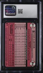 2024 Topps Chrome Evan Carter #89CB-13 '89 Topps CGC 10 - Image 2
