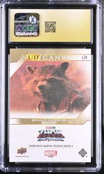 2024 Upper Deck Marvel Studios Series 2 Bradley Cooper as Rocket #C74 CGC 10 - Image 2